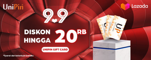 Diskon hingga 20rb di 9.9 Lazada